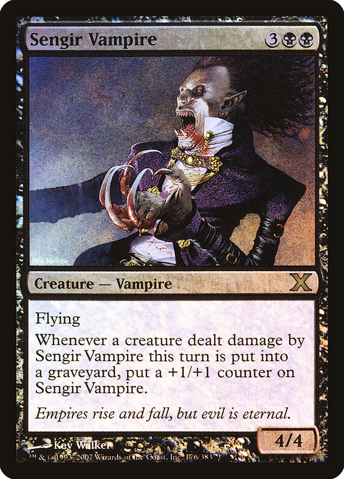 Sengir Vampire (Premium Foil) [Tenth Edition] | Good Games Cannington