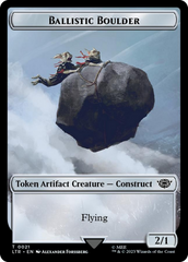 Ballistic Boulder // Food (0023) Double-Sided Token (Surge Foil) [The Lord of the Rings: Tales of Middle-Earth Tokens] | Good Games Cannington