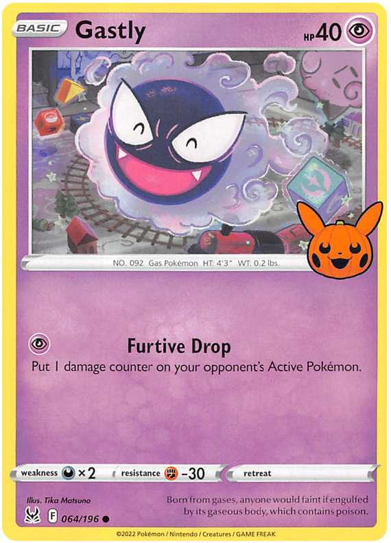 Gastly (064/196) [Trick or Trade 2023] | Good Games Cannington
