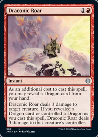 Draconic Roar [Jumpstart] | Good Games Cannington