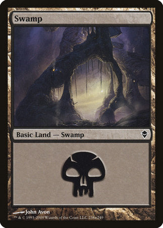 Swamp (238a) [Zendikar] | Good Games Cannington