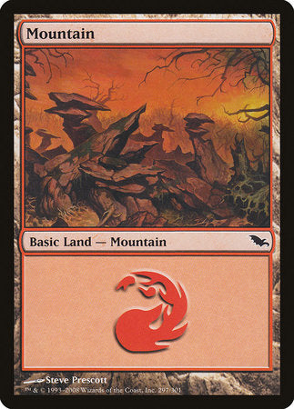 Mountain (297) [Shadowmoor] | Good Games Cannington