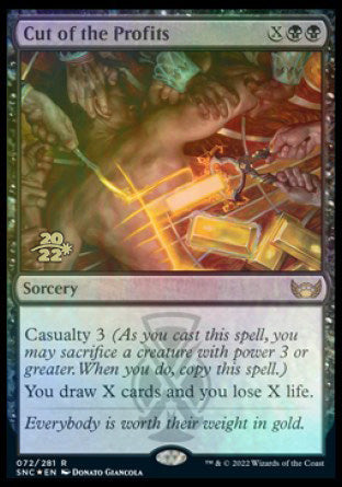 Cut of the Profits [Streets of New Capenna Prerelease Promos] | Good Games Cannington