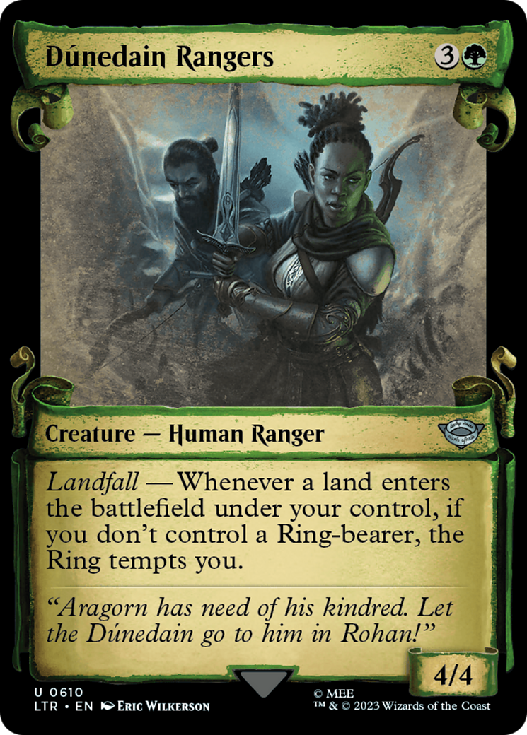 Dunedain Rangers [The Lord of the Rings: Tales of Middle-Earth Showcase Scrolls] | Good Games Cannington