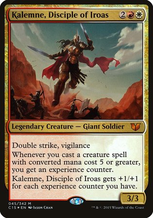 Kalemne, Disciple of Iroas (Oversized) [Commander 2015 Oversized] | Good Games Cannington