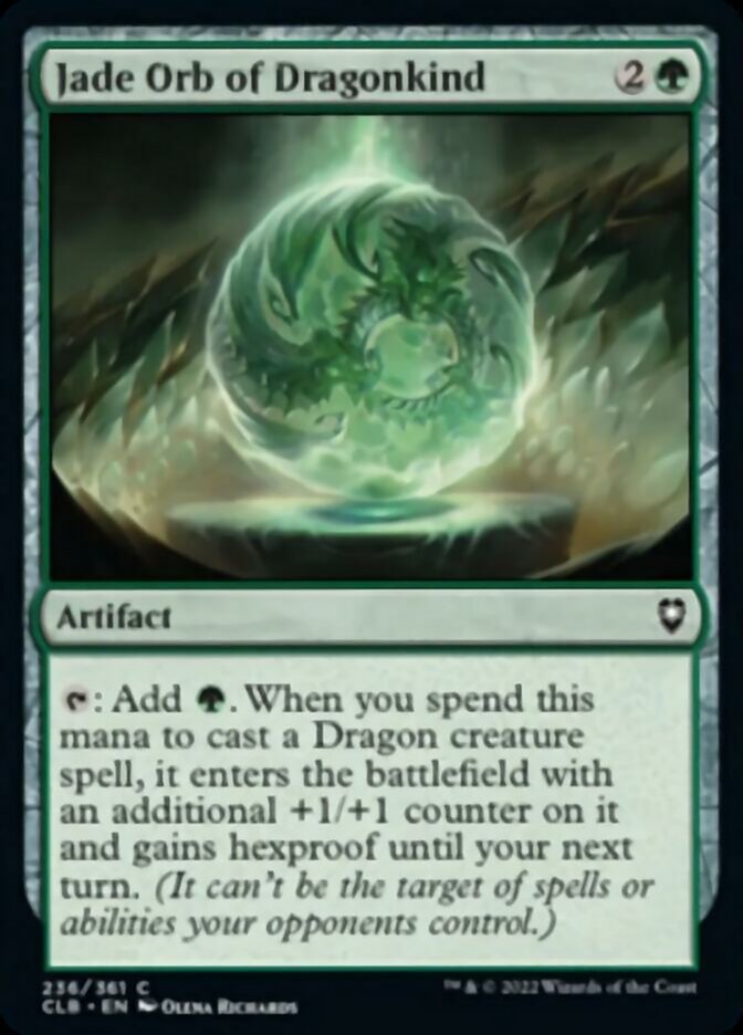 Jade Orb of Dragonkind [Commander Legends: Battle for Baldur's Gate] | Good Games Cannington