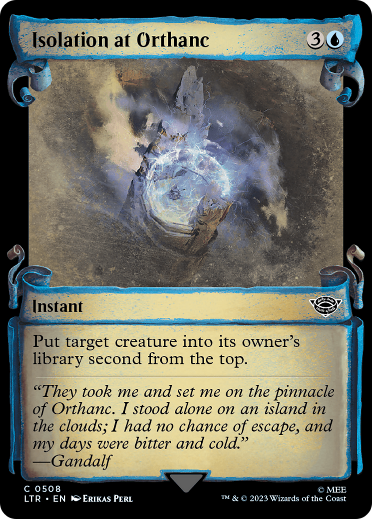 Isolation at Orthanc [The Lord of the Rings: Tales of Middle-Earth Showcase Scrolls] | Good Games Cannington