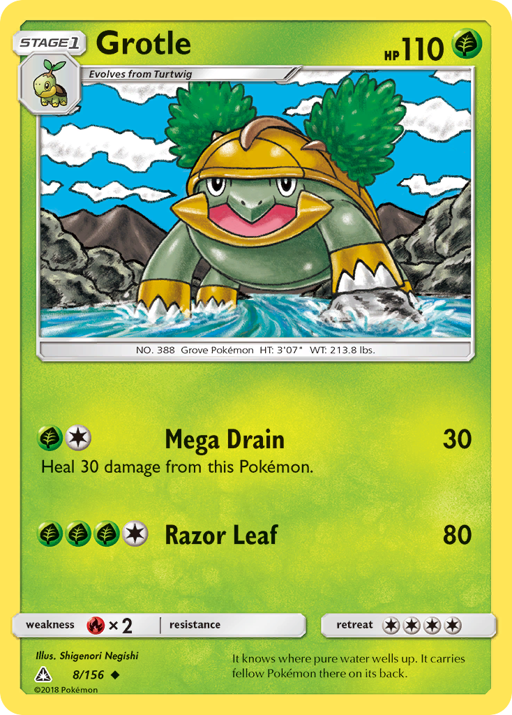 Grotle (8/156) [Sun & Moon: Ultra Prism] | Good Games Cannington