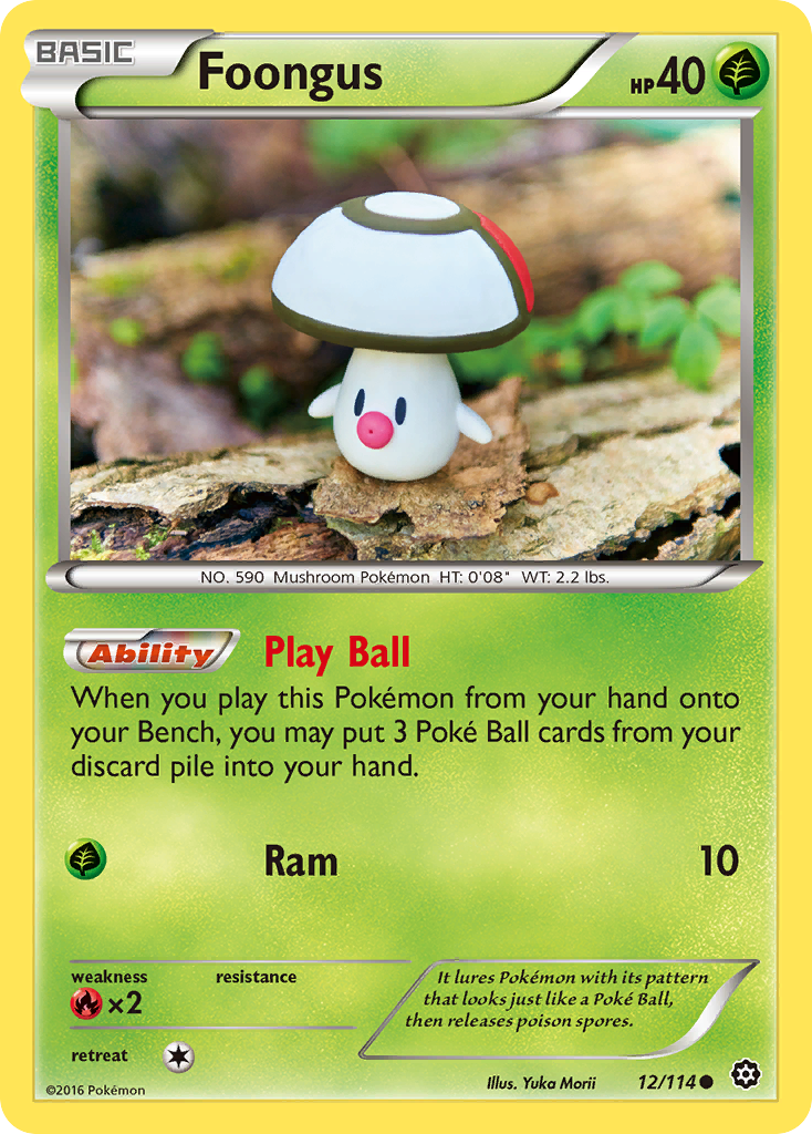 Foongus (12/114) [XY: Steam Siege] | Good Games Cannington