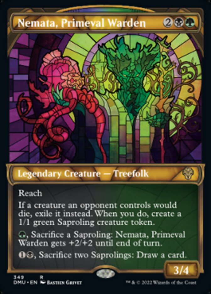 Nemata, Primeval Warden (Showcase Textured) [Dominaria United] | Good Games Cannington