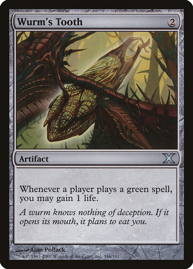 Wurm's Tooth [Tenth Edition] | Good Games Cannington