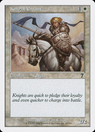 Knight Errant [Seventh Edition] | Good Games Cannington