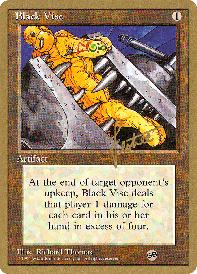 Black Vise (Bertrand Lestree) (SB) [Pro Tour Collector Set] | Good Games Cannington