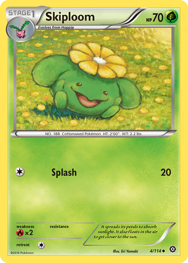 Skiploom (4/114) [XY: Steam Siege] | Good Games Cannington