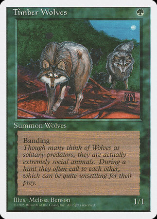 Timber Wolves [Fourth Edition] | Good Games Cannington
