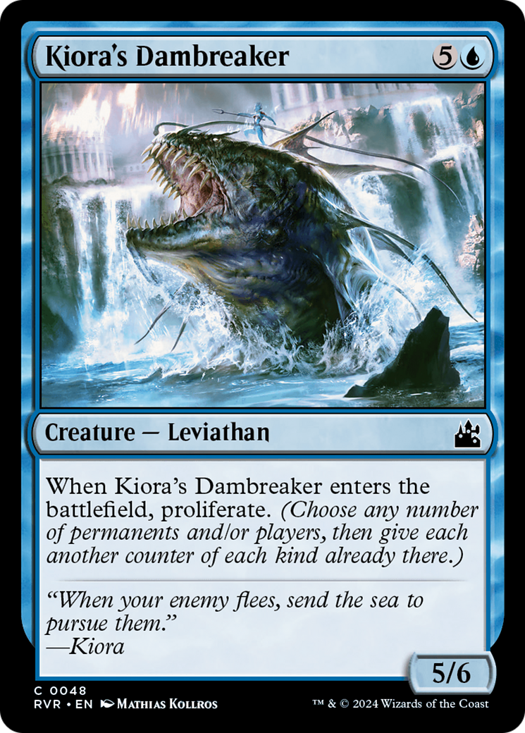 Kiora's Dambreaker [Ravnica Remastered] | Good Games Cannington