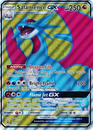 Salamence GX (SM139) (Jumbo Card) [Sun & Moon: Black Star Promos] | Good Games Cannington