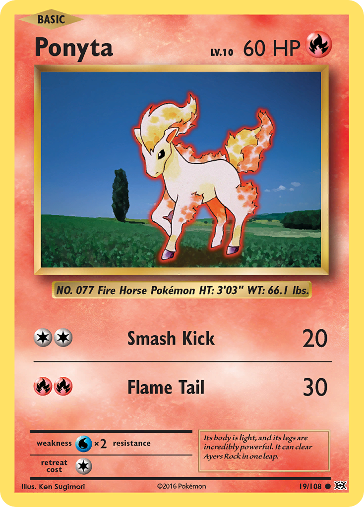 Ponyta (19/108) [XY: Evolutions] | Good Games Cannington
