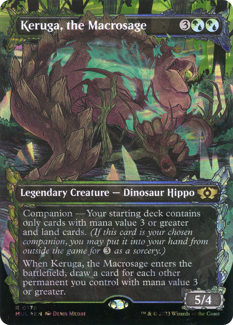 Keruga, the Macrosage (Halo Foil) [Multiverse Legends] | Good Games Cannington