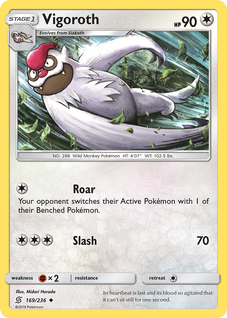 Vigoroth (169/236) [Sun & Moon: Unified Minds] | Good Games Cannington