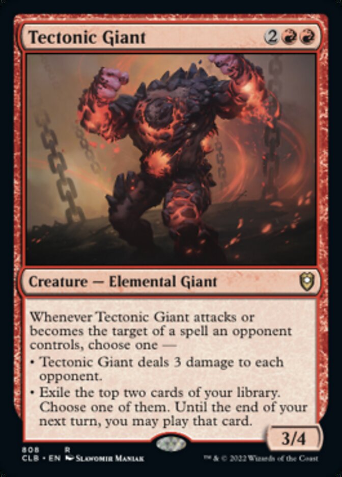 Tectonic Giant [Commander Legends: Battle for Baldur's Gate] | Good Games Cannington