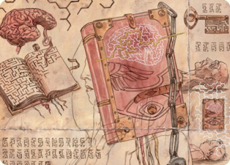 Mazemind Tome Art Card [The Brothers' War Art Series] | Good Games Cannington