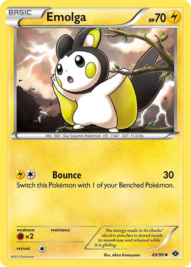 Emolga (49/99) [Black & White: Next Destinies] | Good Games Cannington