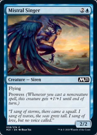 Mistral Singer [Core Set 2021] | Good Games Cannington
