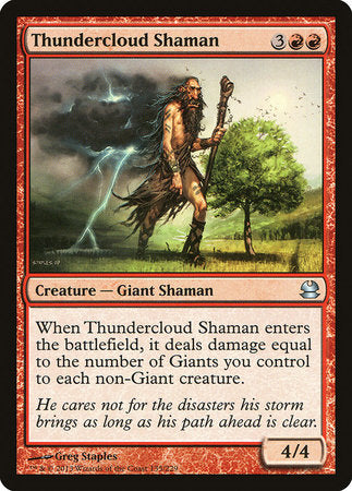 Thundercloud Shaman [Modern Masters] | Good Games Cannington