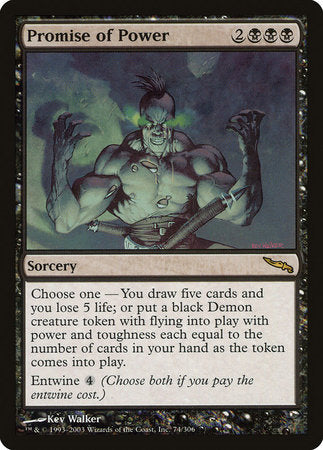 Promise of Power [Mirrodin] | Good Games Cannington