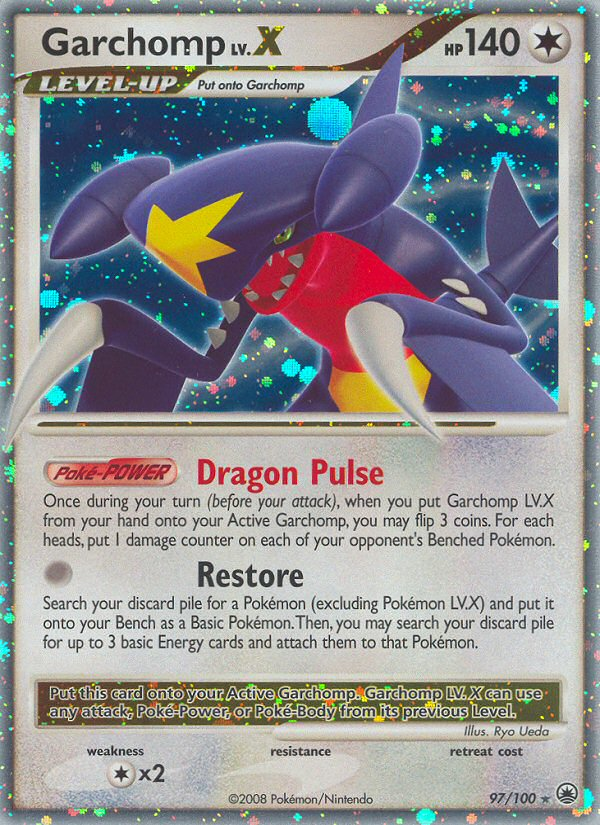 Garchomp LV.X (97/100) [Diamond & Pearl: Majestic Dawn] | Good Games Cannington