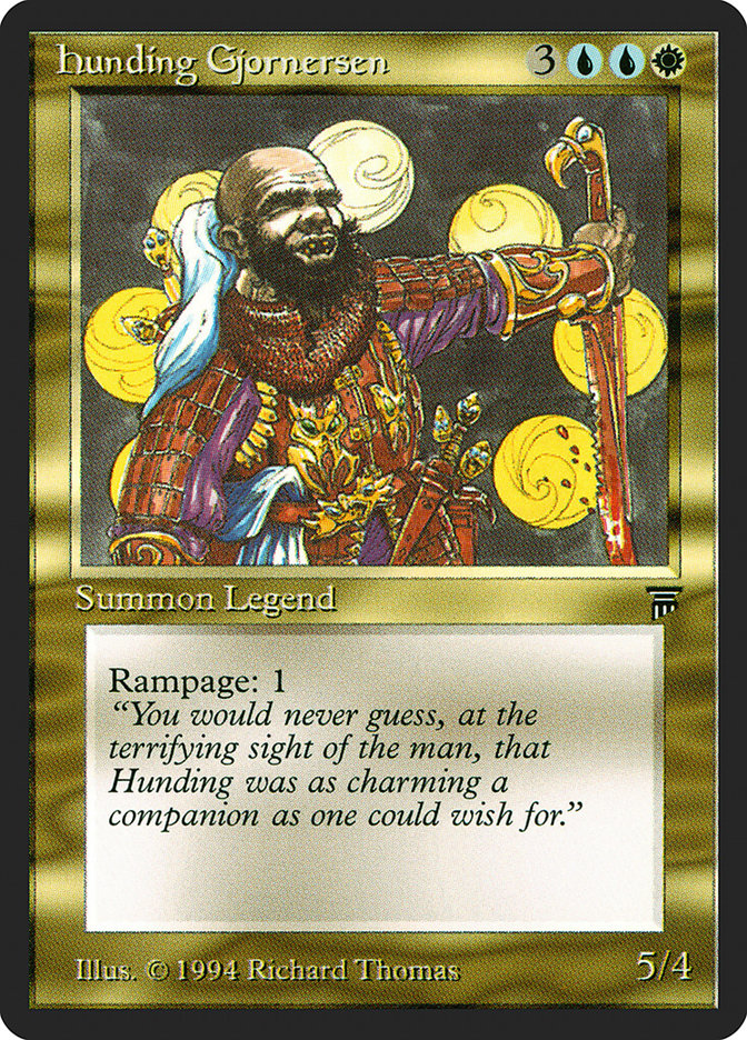 Hunding Gjornersen [Legends] | Good Games Cannington