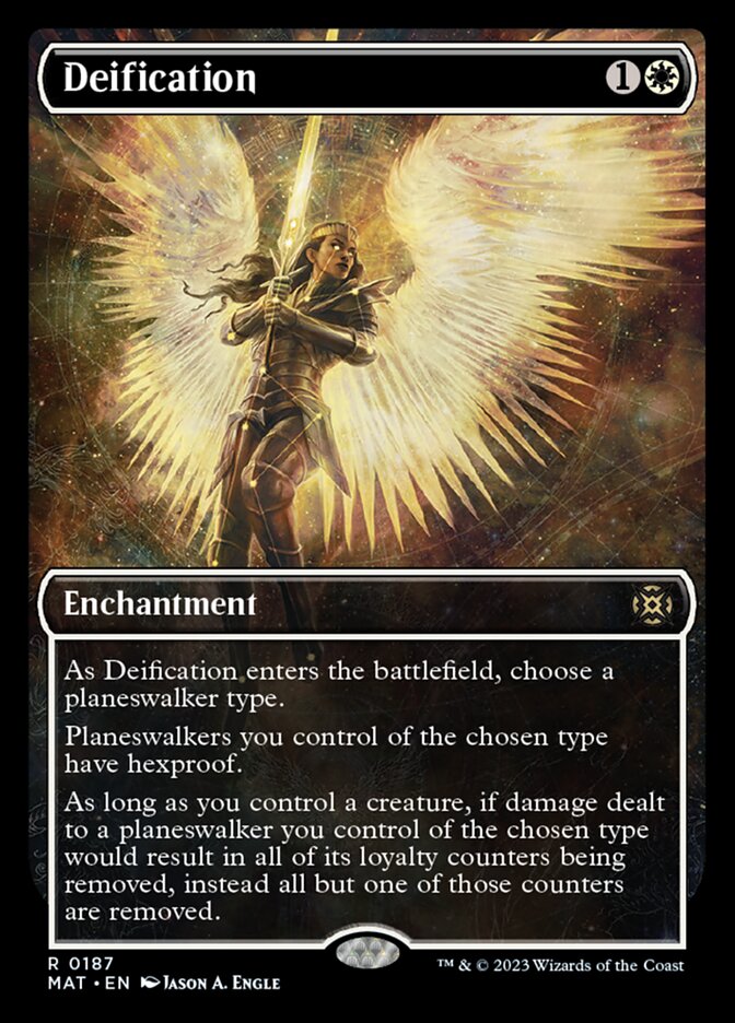 Deification (Showcase Halo Foil) [March of the Machine: The Aftermath] | Good Games Cannington