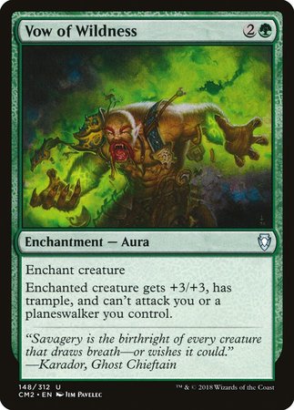 Vow of Wildness [Commander Anthology Volume II] | Good Games Cannington