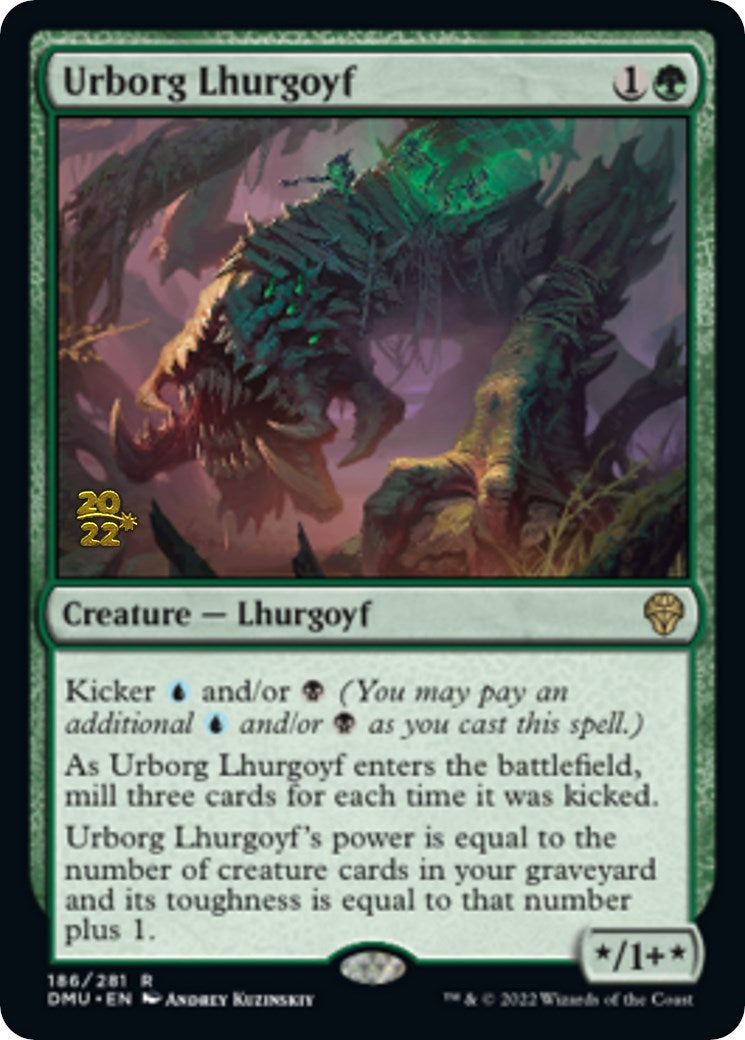 Urborg Lhurgoyf [Dominaria United Prerelease Promos] | Good Games Cannington