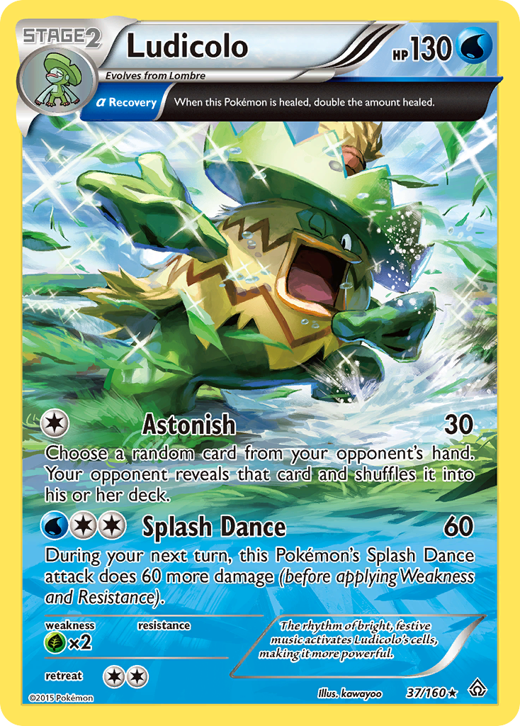 Ludicolo (37/160) [XY: Primal Clash] | Good Games Cannington