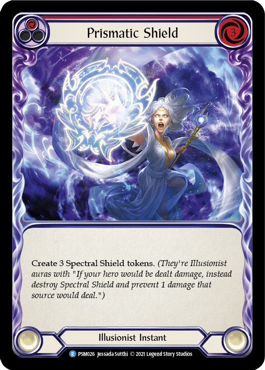 Prismatic Shield (Red) [PSM026] (Monarch Prism Blitz Deck) | Good Games Cannington