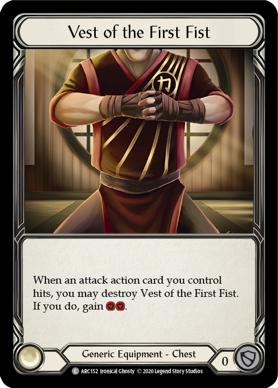 Vest of the First Fist [U-ARC152] Unlimited Rainbow Foil | Good Games Cannington