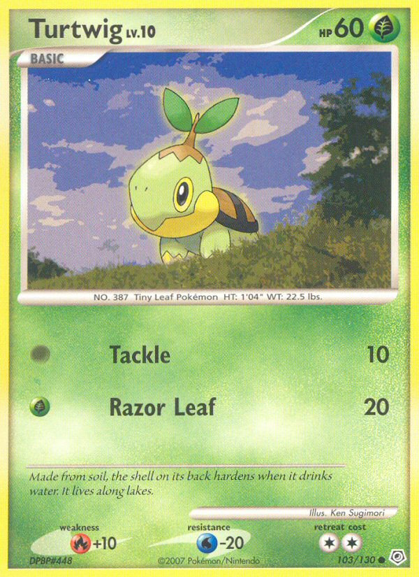 Turtwig (103/130) [Diamond & Pearl: Base Set] | Good Games Cannington