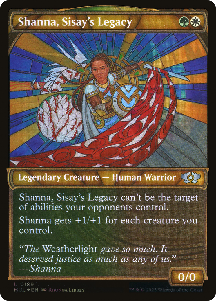 Shanna, Sisay's Legacy (Halo Foil) [Multiverse Legends] | Good Games Cannington