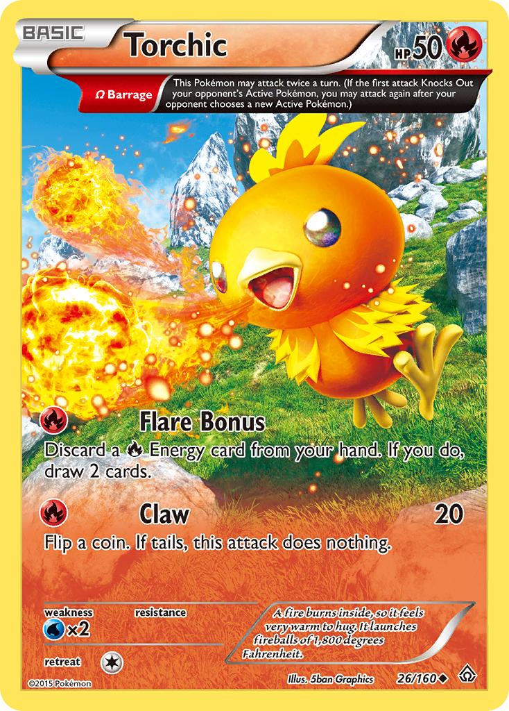 Torchic (26/160) [XY: Primal Clash] | Good Games Cannington