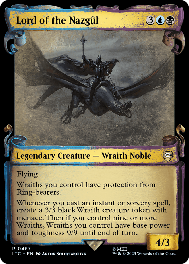 Lord of the Nazgul [The Lord of the Rings: Tales of Middle-Earth Commander Showcase Scrolls] | Good Games Cannington