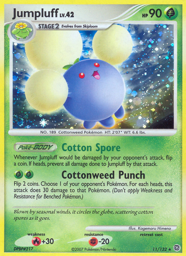Jumpluff (11/132) [Diamond & Pearl: Secret Wonders] | Good Games Cannington