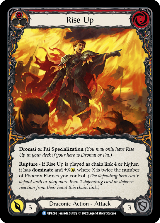 Rise Up [UPR091] (Uprising)  Rainbow Foil | Good Games Cannington