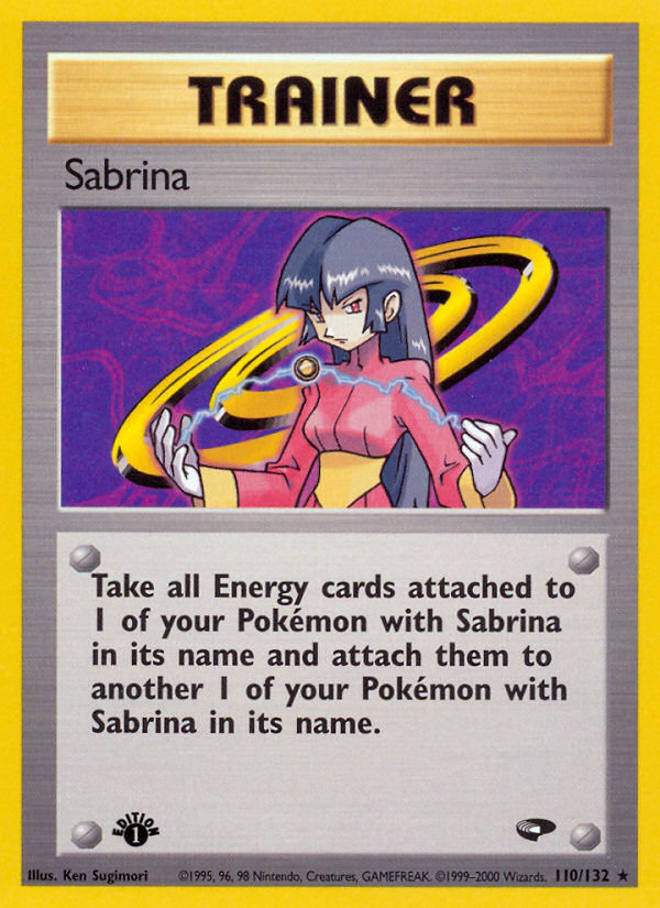 Sabrina (110/132) [Gym Challenge 1st Edition] | Good Games Cannington