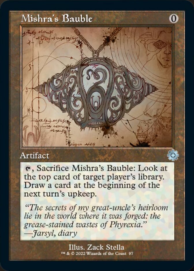 Mishra's Bauble (Retro Schematic) [The Brothers' War Retro Artifacts] | Good Games Cannington