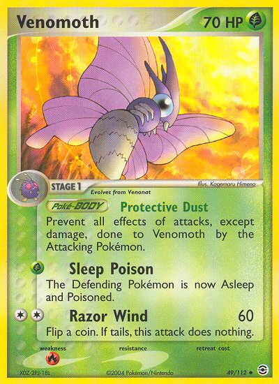 Venomoth (49/112) [EX: FireRed & LeafGreen] | Good Games Cannington