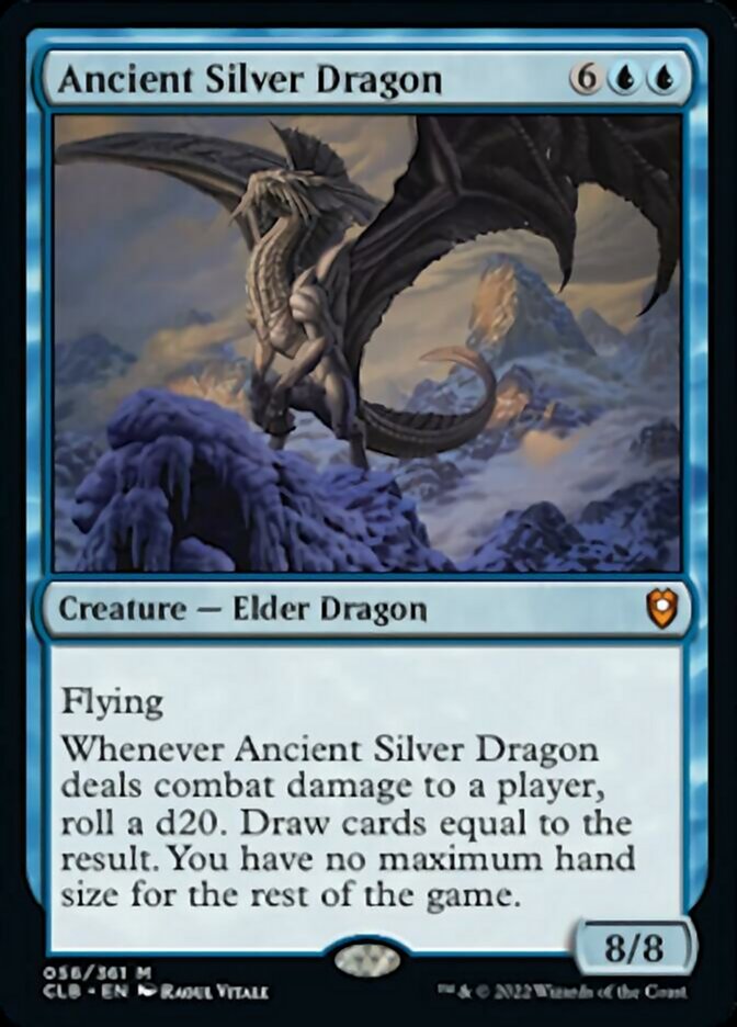 Ancient Silver Dragon [Commander Legends: Battle for Baldur's Gate] | Good Games Cannington