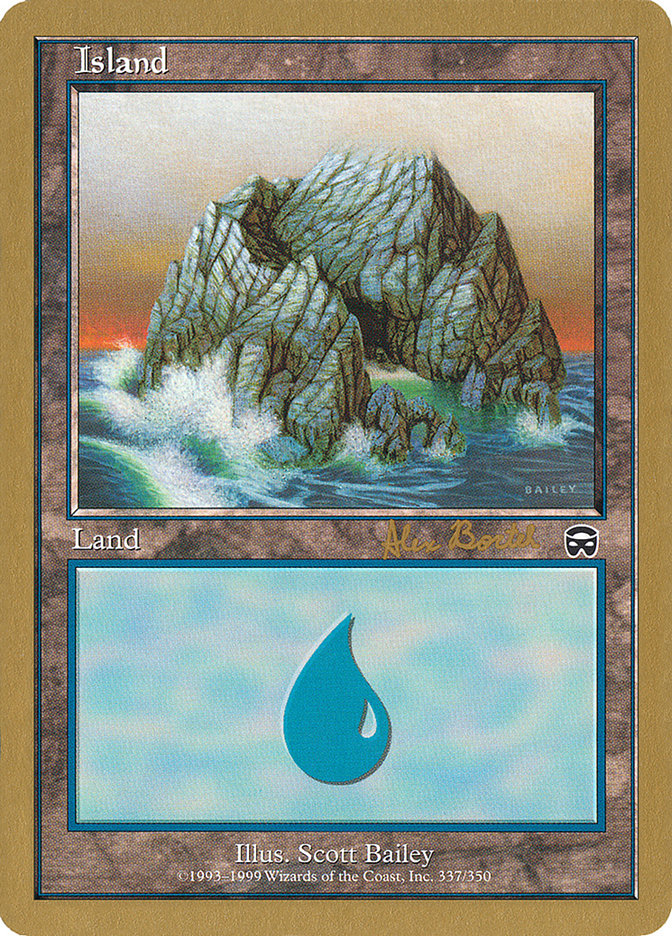 Island (ab337a) (Alex Borteh) [World Championship Decks 2001] | Good Games Cannington