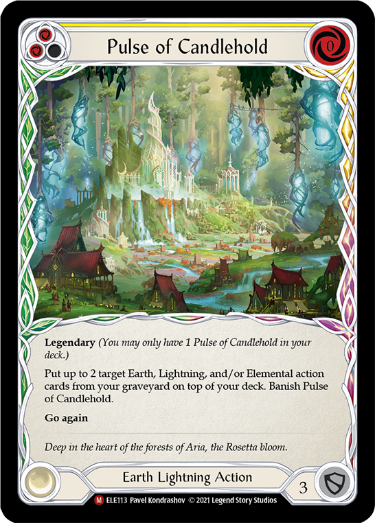 Pulse of Candlehold [ELE113] (Tales of Aria)  1st Edition Cold Foil | Good Games Cannington
